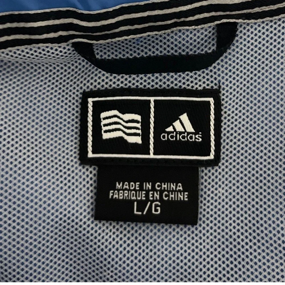 Adidas Indianapolis‎ Colts Pullover Windbreaker Jacket Quarter Zip Blue L/G